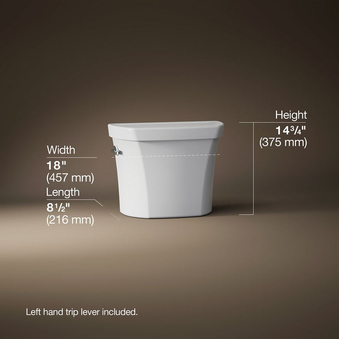 KOHLER K-4458 Highline Toilet tank, dual-flush