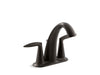 KOHLER K-45100-4 Alteo Centerset bathroom sink faucet, 1.2 gpm, oil rubbed bronze