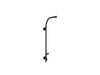 KOHLER K-45209 HydroRail-R Arch bath/shower column, matte black