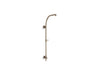 KOHLER K-45209 HydroRail-R Arch bath/shower column, vibrant brushed bronze