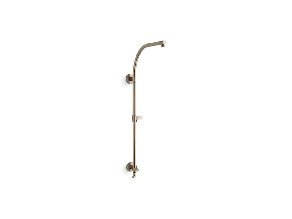 KOHLER K-45209 HydroRail-R Arch bath/shower column, vibrant brushed bronze