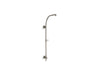 KOHLER K-45209 HydroRail-R Arch bath/shower column, vibrant brushed nickel