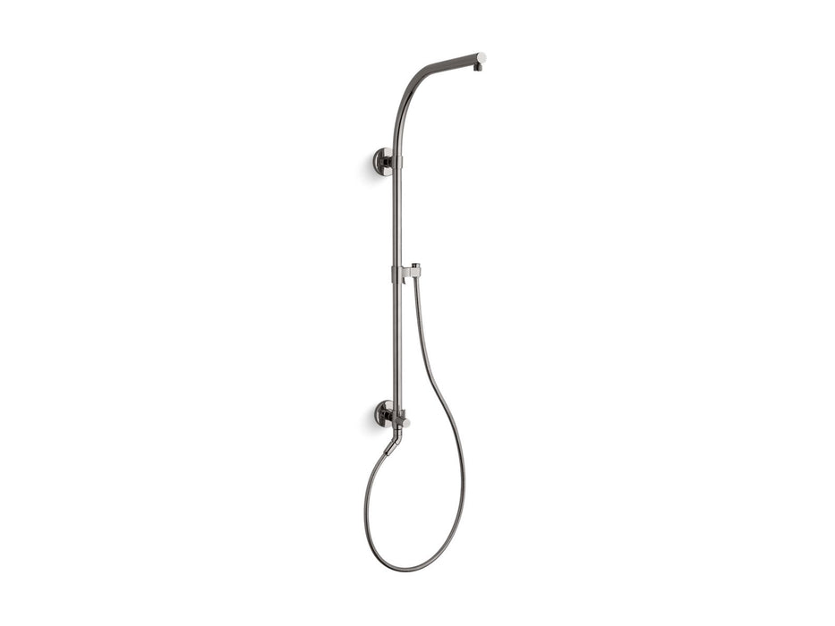 KOHLER K-45209 HydroRail-R Arch bath/shower column, vibrant titanium