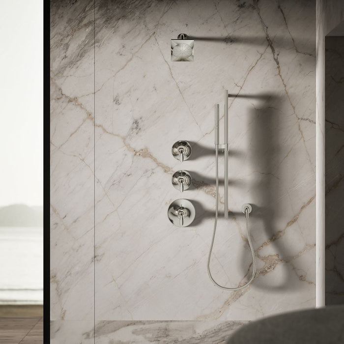 KOHLER K-45215-G Loure Single-function showerhead, 1.75 gpm, vibrant polished nickel - view 4