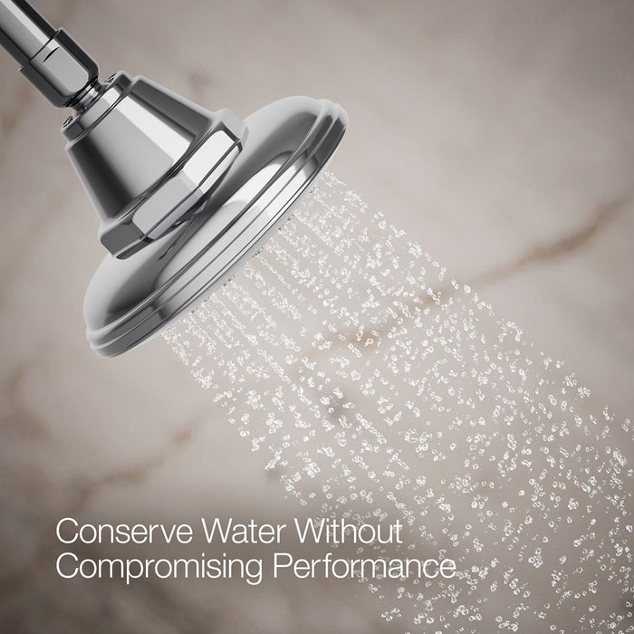 KOHLER K-45417-G Pinstripe Single-function showerhead, 1.75 gpm, polished chrome - view 4