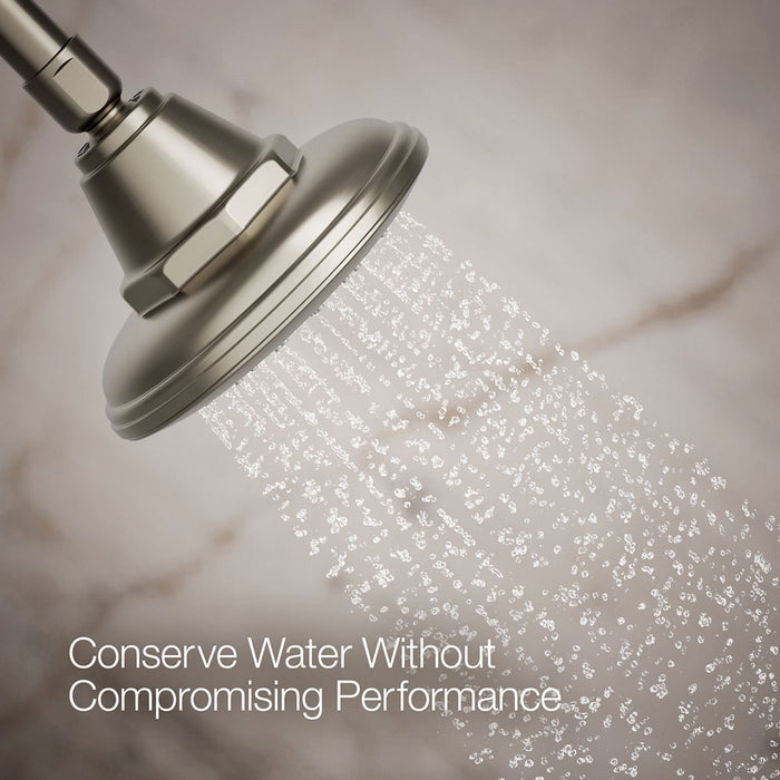KOHLER K-45417-G Pinstripe Single-function showerhead, 1.75 gpm, vibrant brushed nickel - view 3