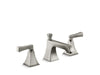 KOHLER K-454-4V Memoirs Stately Widespread bathroom sink faucet, 1.2 gpm, vibrant brushed nickel