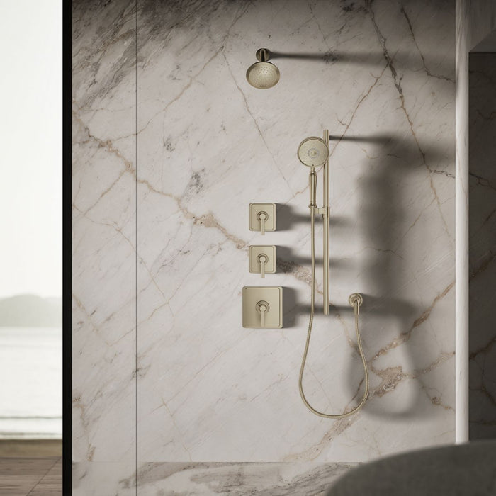 KOHLER K-457 Memoirs Single-function Showerhead, 2.5 GPM, vibrant brushed bronze - view 3
