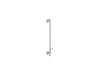 KOHLER K-45903 HydroRail-H Bath/shower column, polished chrome