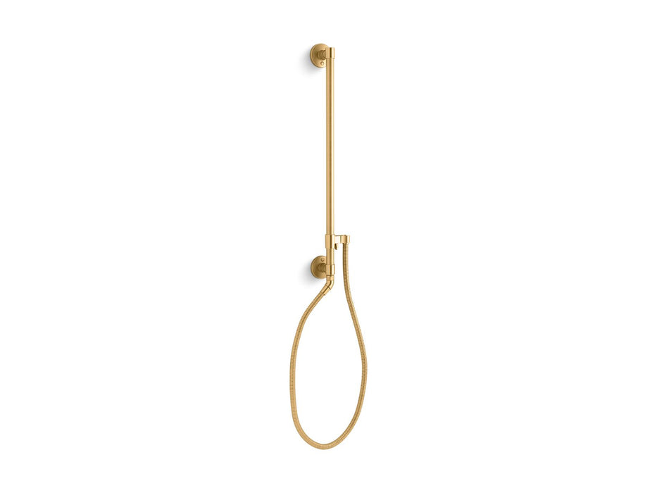 KOHLER K-45903 HydroRail-H Bath/shower column, vibrant brushed moderne brass