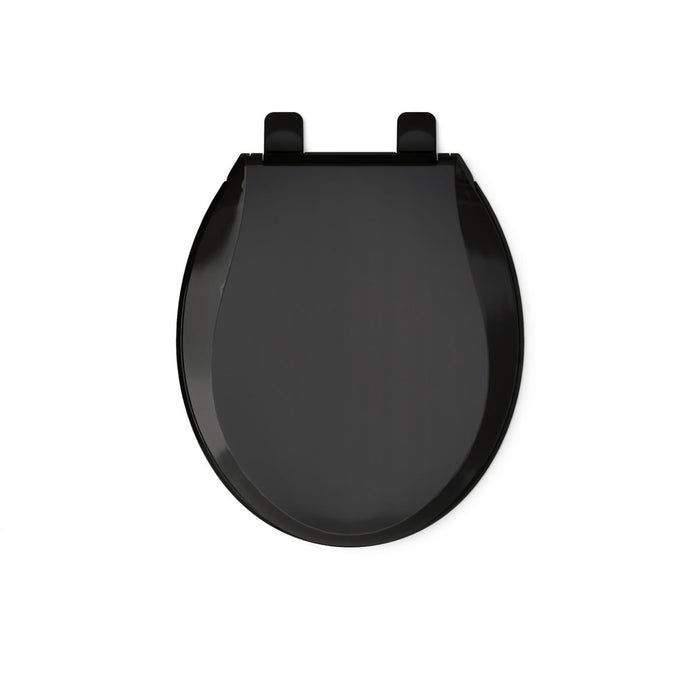KOHLER K-4639-RL Cachet ReadyLatch Quiet-Close round-front toilet seat, black black - view 2