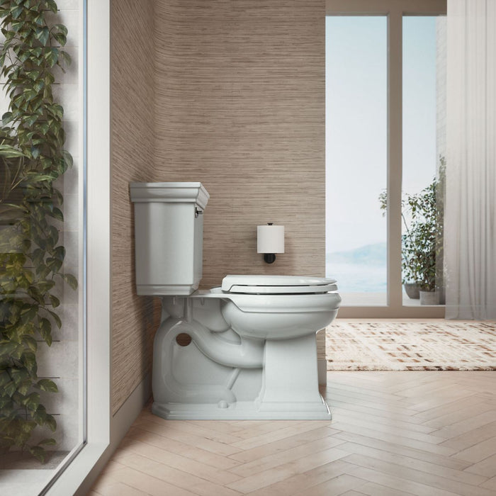 KOHLER K-4639-RL Cachet ReadyLatch Quiet-Close round-front toilet seat