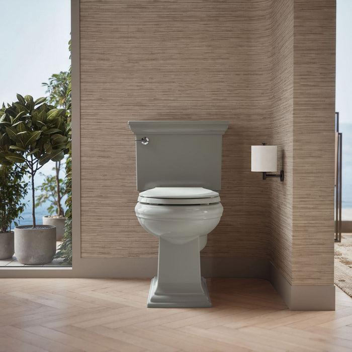 KOHLER K-4639-RL Cachet ReadyLatch Quiet-Close round-front toilet seat