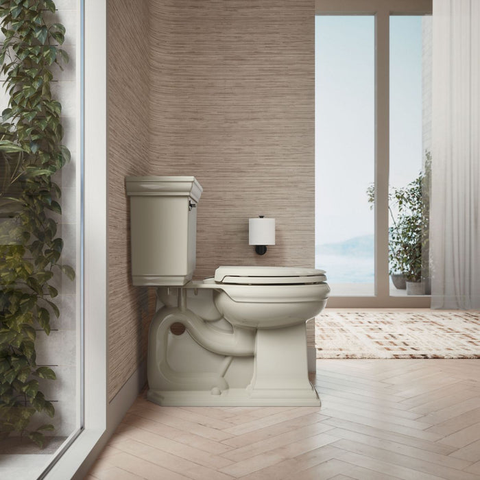KOHLER K-4639-RL Cachet ReadyLatch Quiet-Close round-front toilet seat