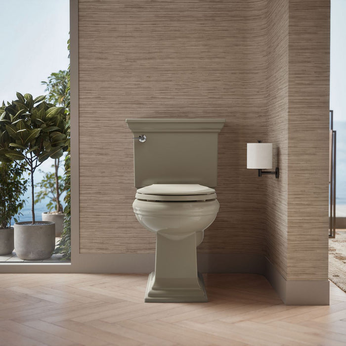 KOHLER K-4639-RL Cachet ReadyLatch Quiet-Close round-front toilet seat