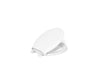 KOHLER K-4639-RL Cachet ReadyLatch Quiet-Close round-front toilet seat, white