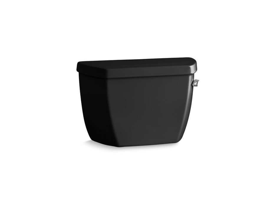 KOHLER K-4645-TR Highline Classic Toilet tank with cover locks, 1.6 gpf, black black