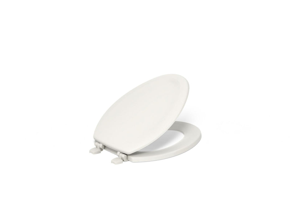 KOHLER K-4647 Stonewood Elongated toilet seat, biscuit