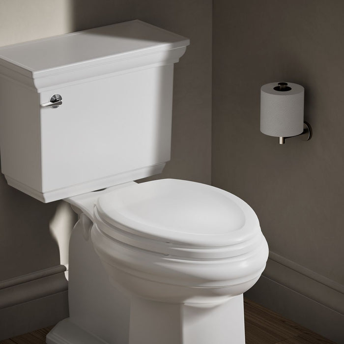 KOHLER K-4647 Stonewood Elongated toilet seat, honed white - view 2