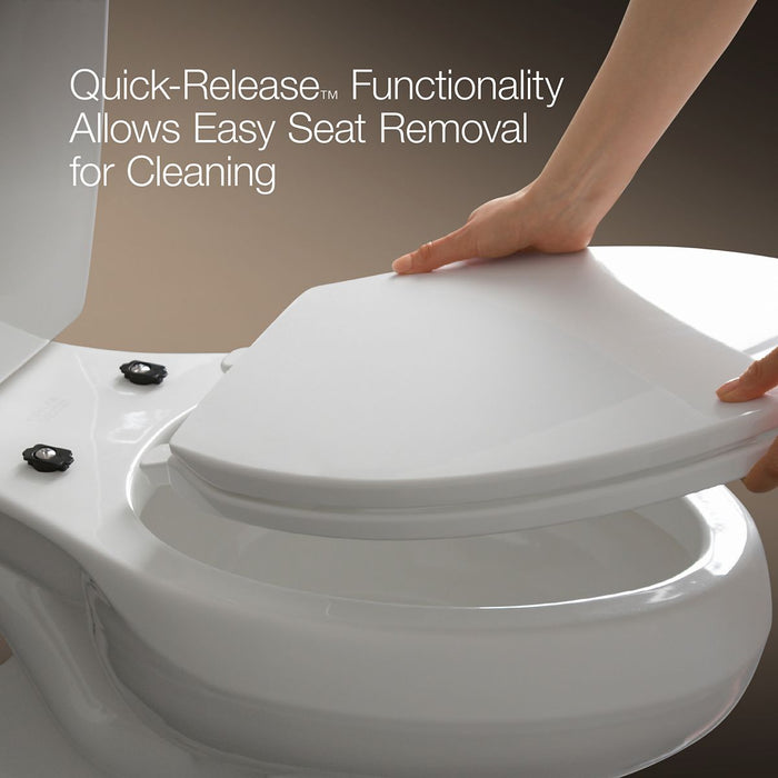 KOHLER K-4652 Lustra Quick-Release elongated toilet seat