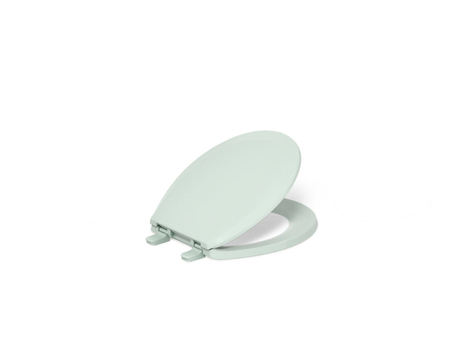 KOHLER K-4662 Lustra™ Quick-Release™ Round-front Toilet Seat, seafoam green