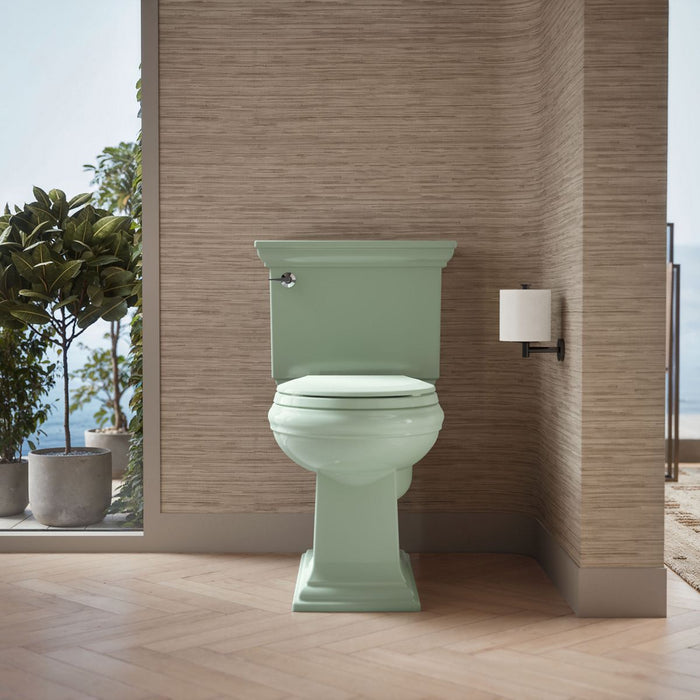 KOHLER K-4662 Lustra™ Quick-Release™ Round-front Toilet Seat, seafoam green - view 4