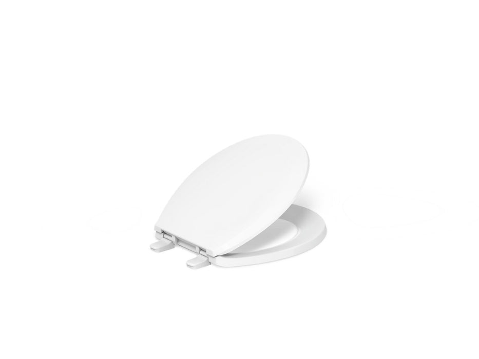 KOHLER K-4662 Lustra™ Quick-Release™ Round-front Toilet Seat, white