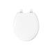 KOHLER K-4662 Lustra™ Quick-Release™ Round-front Toilet Seat, white - view 2