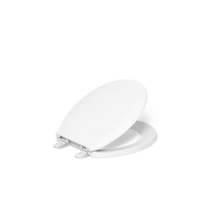 KOHLER K-4662 Lustra™ Quick-Release™ Round-front Toilet Seat, white - view 5