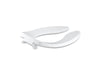KOHLER K-4666-CA Lustra Commercial elongated toilet seat with antimicrobial agent and check hinge, white