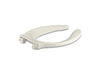 KOHLER K-4731-SC Stronghold Elongated toilet seat with integrated handle and self-sustaining check hinge, biscuit