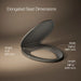 KOHLER K-4733-RL Glenbury ReadyLatch Quiet-Close elongated toilet seat, cashmere - view 5