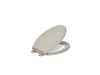 KOHLER K-4733-RL Glenbury ReadyLatch Quiet-Close elongated toilet seat, sandbar