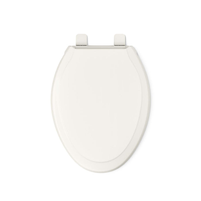 KOHLER K-4734-RL Rutledge ReadyLatch Quiet-Close elongated toilet seat, biscuit - view 2