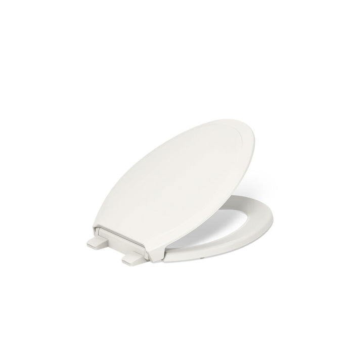 KOHLER K-4734-RL Rutledge ReadyLatch Quiet-Close elongated toilet seat, biscuit - view 5