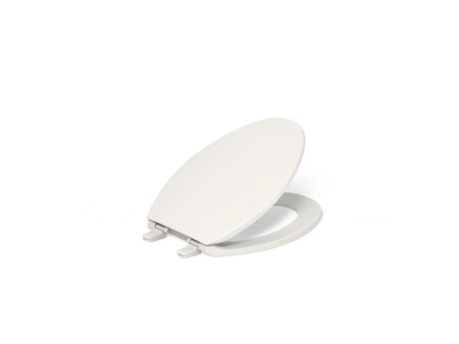 KOHLER K-4774 Brevia Quick-Release elongated toilet seat, biscuit