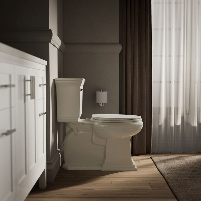 KOHLER K-4774 Brevia Quick-Release elongated toilet seat, biscuit - view 3