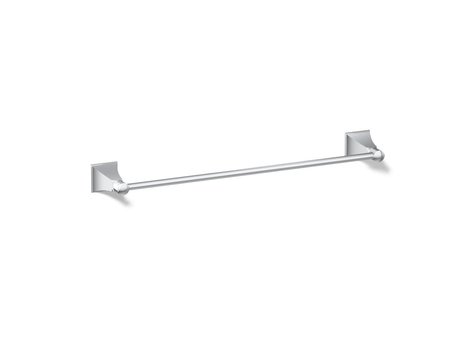 KOHLER K-485 Memoirs Stately 18" towel bar, polished chrome