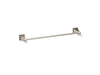 KOHLER K-485 Memoirs Stately 18" towel bar, vibrant brushed nickel