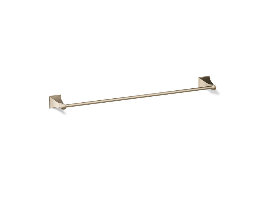KOHLER K-486 Memoirs Stately 24" towel bar, vibrant brushed bronze