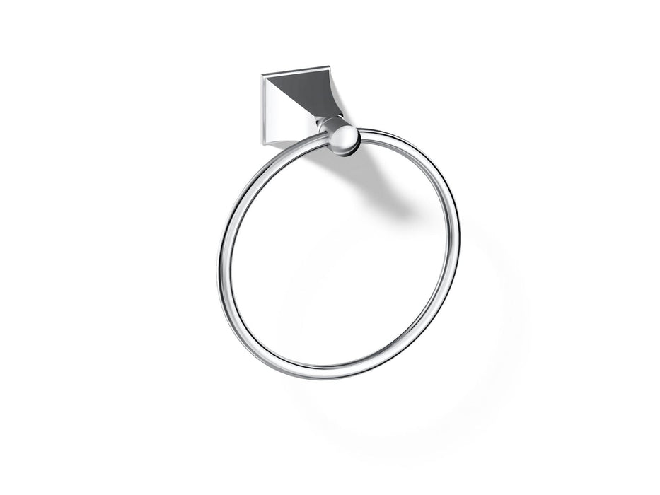 KOHLER K-487 Memoirs Stately Towel ring, polished chrome