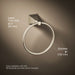 KOHLER K-487 Memoirs Stately Towel ring, vibrant brushed bronze - view 4