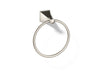 KOHLER K-487 Memoirs Stately Towel ring, vibrant brushed nickel