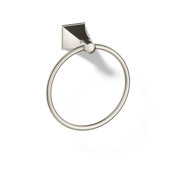 KOHLER K-487 Memoirs Stately Towel ring, vibrant brushed nickel - view 2