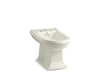 KOHLER K-4886 Memoirs Vertical spray bidet with 4 faucet holes, biscuit