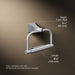 KOHLER K-490 Memoirs Stately Toilet paper holder, polished chrome - view 4
