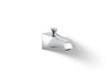 KOHLER K-496 Memoirs Stately Wall-mount bath spout with diverter, polished chrome