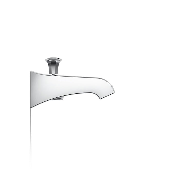 KOHLER K-496 Memoirs Stately Wall-mount bath spout with diverter, polished chrome - view 4