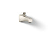 KOHLER K-496 Memoirs Stately Wall-mount bath spout with diverter, vibrant brushed nickel