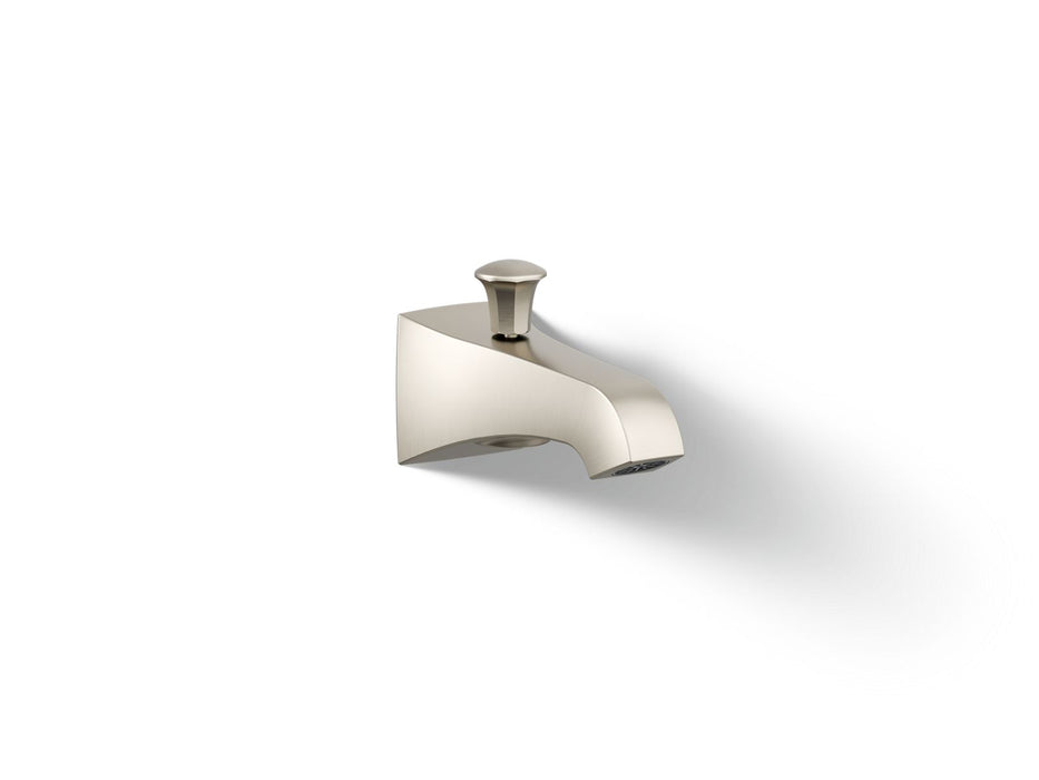 KOHLER K-496 Memoirs Stately Wall-mount bath spout with diverter, vibrant brushed nickel